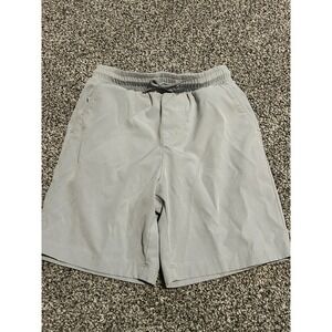 Kk32 Vineyard Vines Performance Shorts Gray Elastic Waist Drawstring Kids Size S